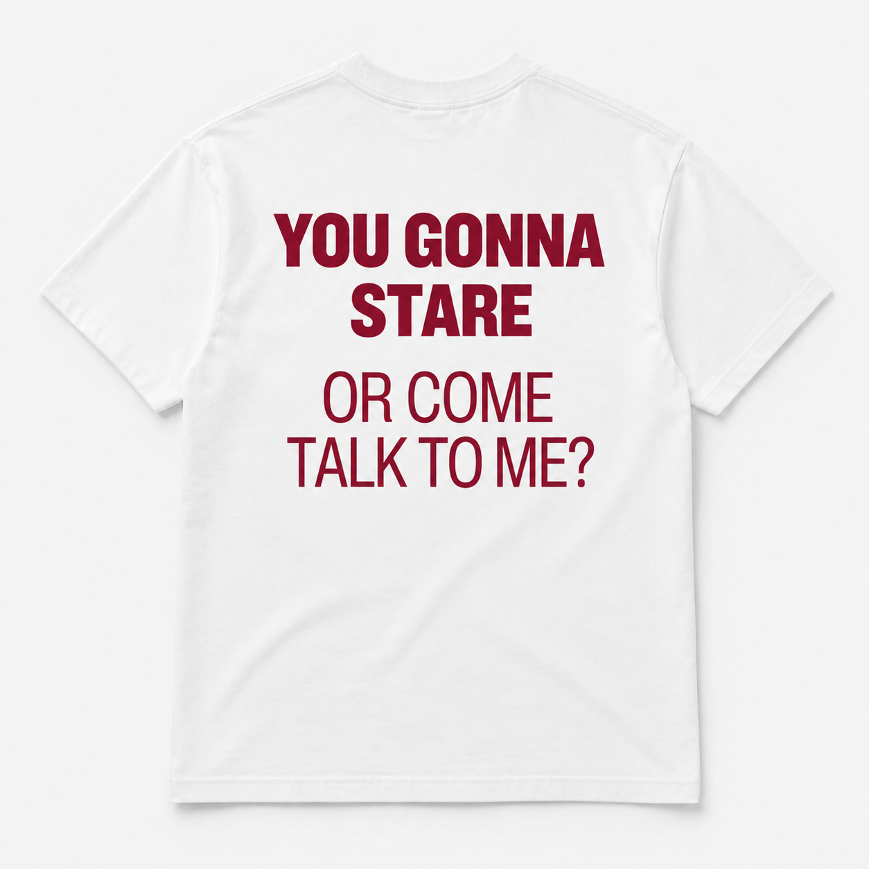 you gonna stare -  TEE — YUTEE