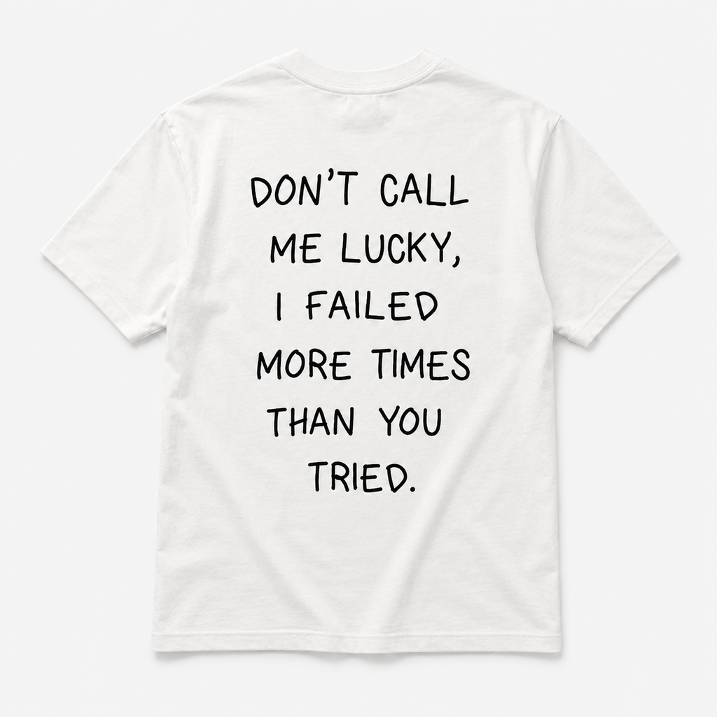 Don't call me lucky - TEE — YUTEE