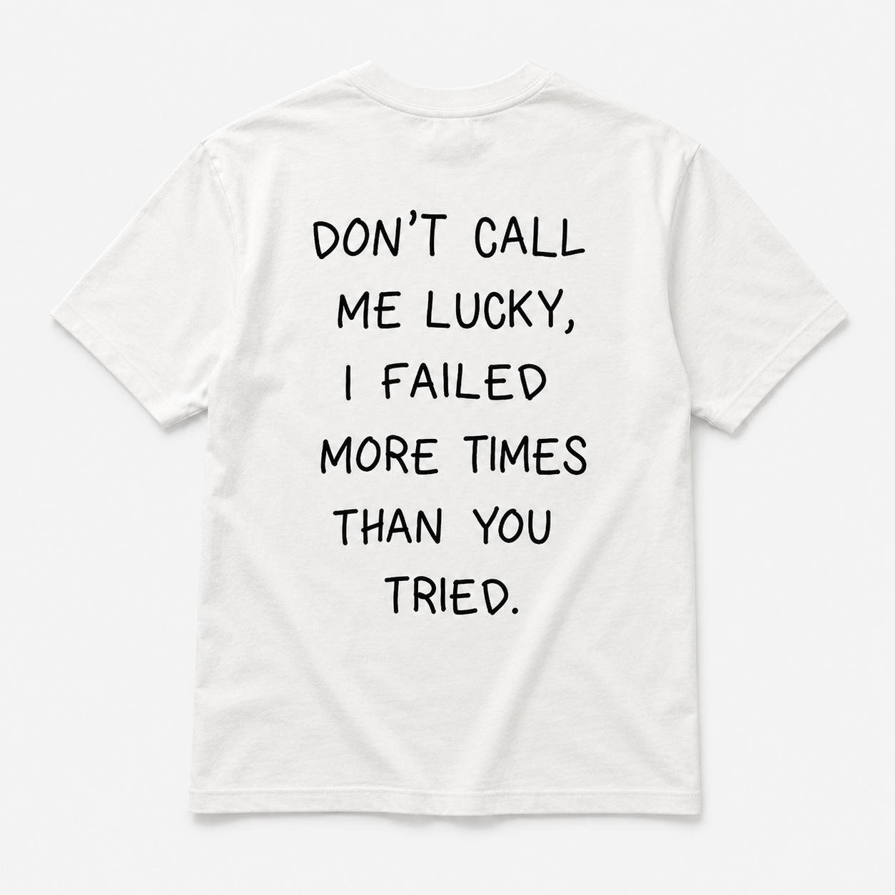 Don't call me lucky - TEE — YUTEE