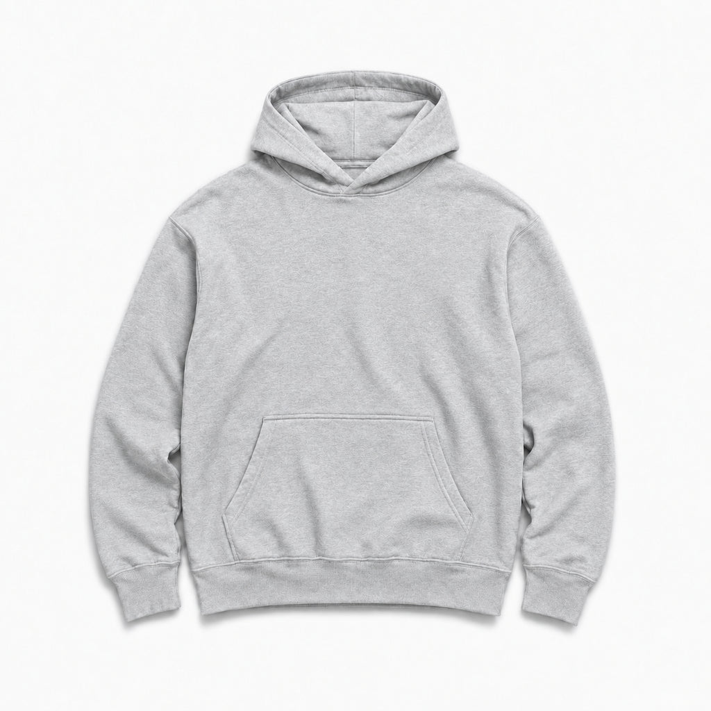 Bluza YUTEE — Szary — gładki przód bez logo