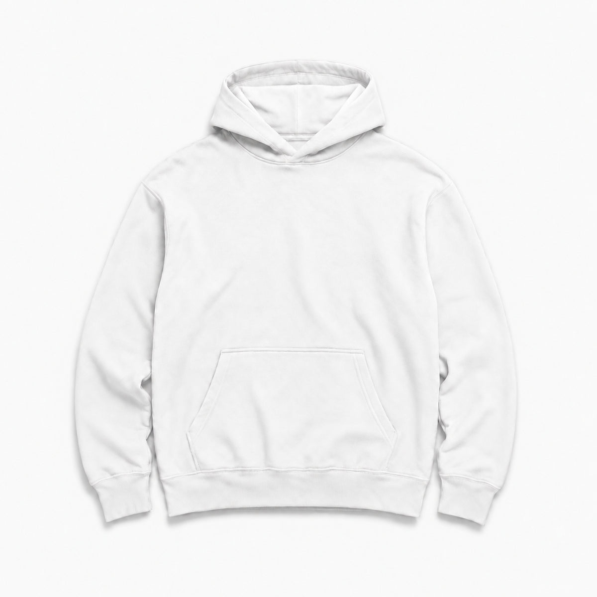 Bluza YUTEE — Biały — gładki przód bez logo